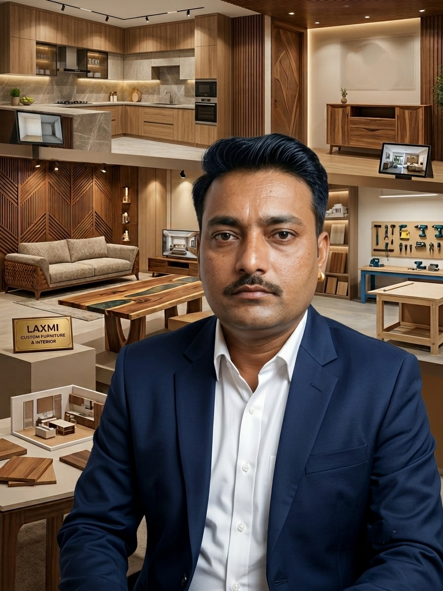 Ashok Carpenter - Owner of Laxmi Custom Furniture Gota